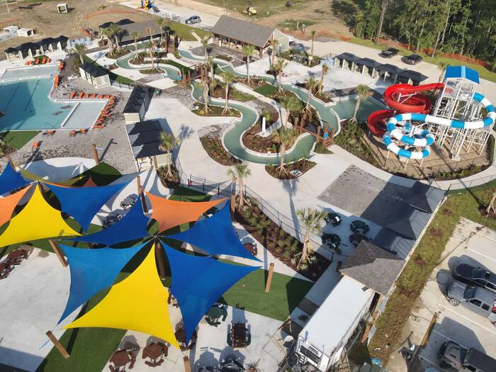 Waterpark from above